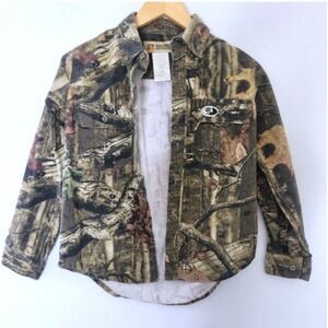 Russell Outdoor Boys Mossy Oak Break Up Infinity Camo Shirt Boy's Large 14/16